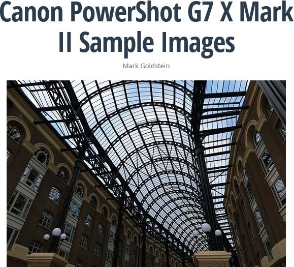 キヤノン PowerShot G7 X Mark II サンプル画像