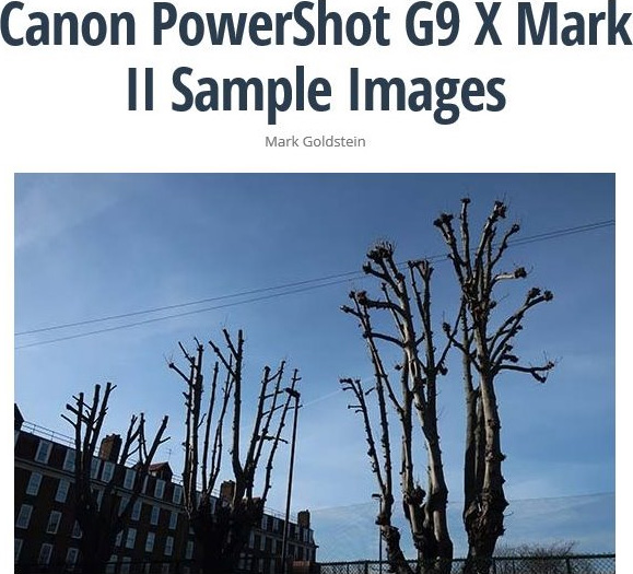 キヤノン PowerShot G9 X Mark II サンプル画像