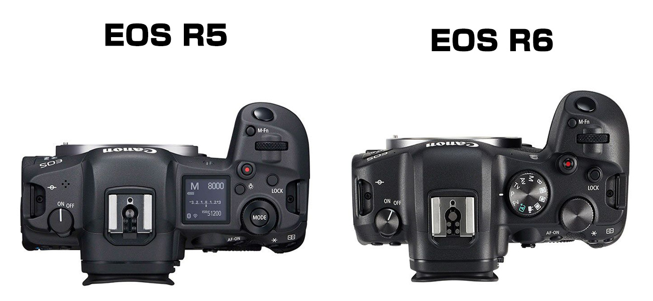 EOS R5 vs EOS R6
