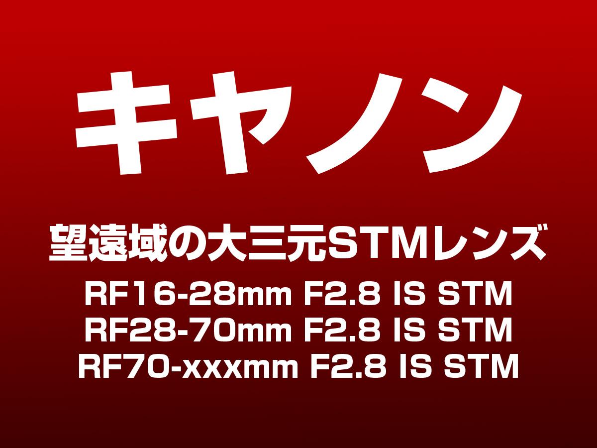 大三元STMレンズ
