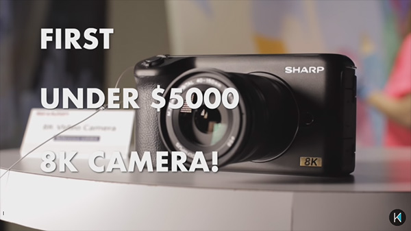 シャープ 8K マイクロフォーサーズ ビデオカメラ