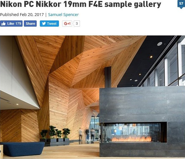 ニコン PC NIKKOR 19mm f/4E ED サンプル画像
