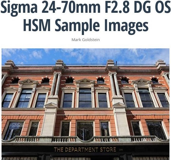 シグマ 24-70mm F2.8 DG OS HSM | Art サンプル画像