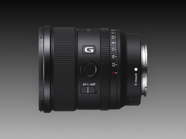 ソニー FE 20mm F1.8 G 発表 小型軽量 高解像 大口径超広角レンズ