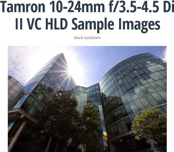 タムロン 10-24mm F/3.5-4.5 Di II VC HLD