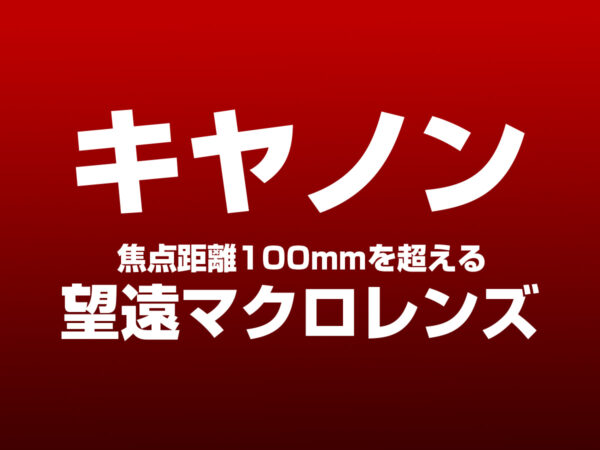 キヤノン マクロレンズ