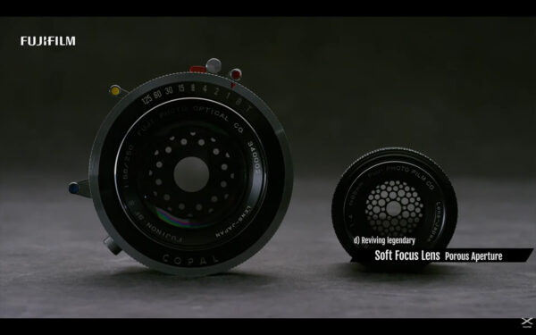 レンコン絞り ソフトフォーカスレンズ