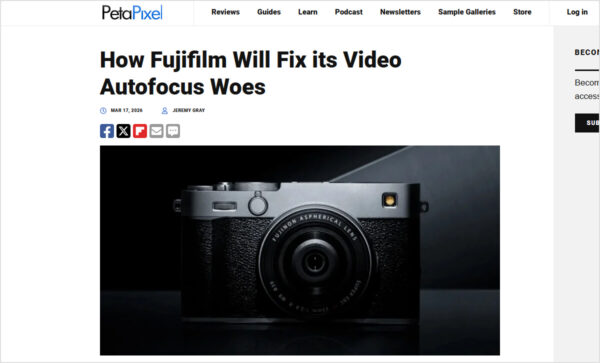 富士フイルム AF性能