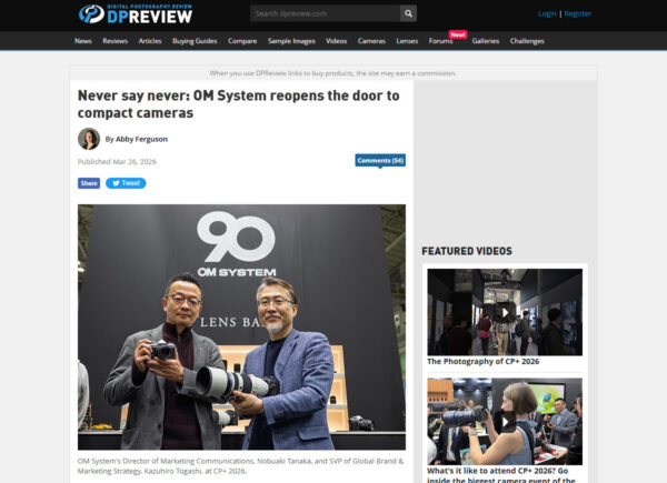 CP+2026 OM SYSTEM インタビュー