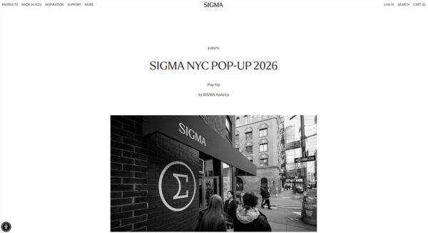 シグマポップアップストア