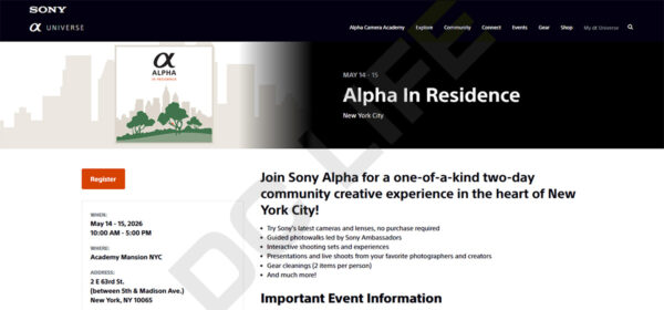 Alpha In Residence