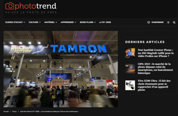 タムロン CP+ インタビュー