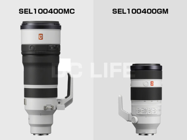 「SEL100400MC」vs「SEL100400GM」基本スペック比較