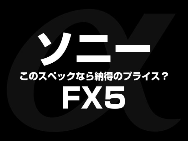 ソニーFX5価格