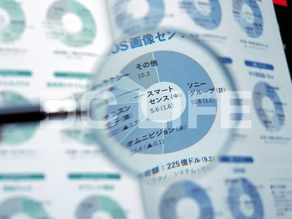CMOSイメージセンサー 出荷額ベース 世界シェア2025