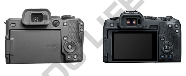 EOS R8 と EOS R8 II 背面