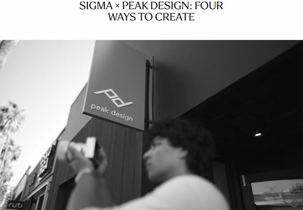 Sigma × Peak Design: Four Ways to Create